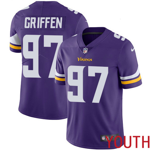 Minnesota Vikings 97 Limited Everson Griffen Purple Nike NFL Home Youth Jersey Vapor Untouchable